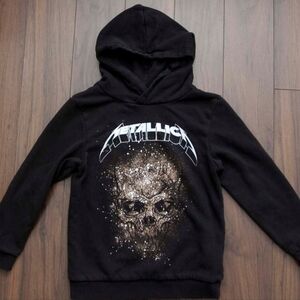 H@M boys Metallica hoodie size 5-6